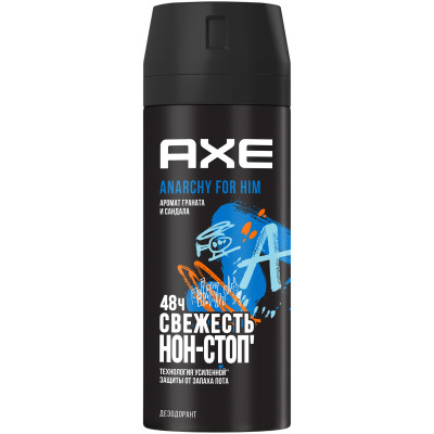Дезодорант Axe Anarсhy мужской спрей, 150мл