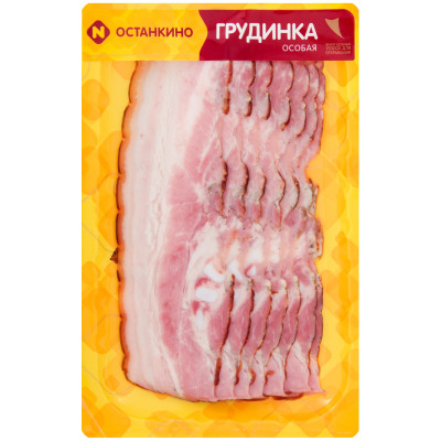 Грудинка Останкино Особая свиная варёно-копчёная нарезка, 150г