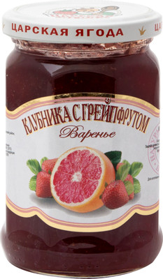 Варенье Царская ягода клубничное-грейпфрут, 360г
