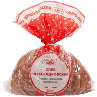 Хлеб Ульяновскхлебпром Александровский подовый в нарезке, 350г