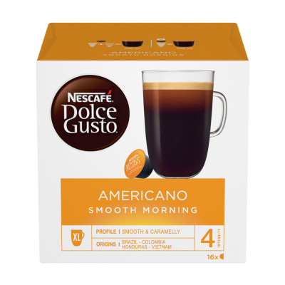 Кофе в капсулах Nescafé Dolce Gusto Americano Smooth Morning Honduras, 16x10г