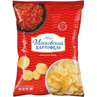 Картофель Московский Картофель со вкусом красной икры, 120г