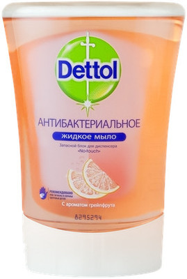 Мыло жидкое Dettol антибактериальное с ароматом грейпфрута, 250мл