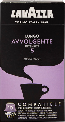Кофе в капсулах Lavazza Avvolgente жареный молотый, 10x5.5г