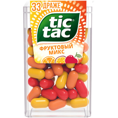 Драже Tic Tac Фруктовый Микс, 16г