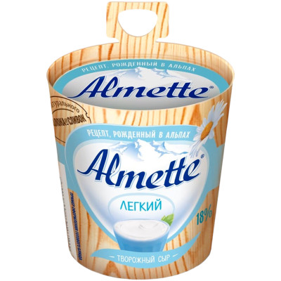 Сыр творожный Almette Лёгкий 53%, 150г
