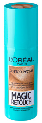 Спрей тонирующий для волос L'Oreal Paris Magic Retouch светло-русый, 75мл