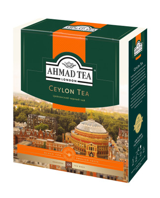 Чай Ahmad Tea чёрный цейлонский в пакетиках, 100х2г