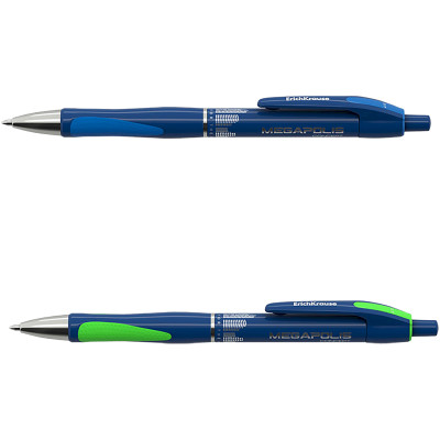 Ручка ErichKrause Megapolis Concept шариковая синяя
