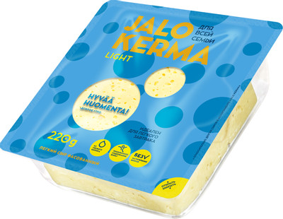 Сыр Jalo Kerma Лёгкий кусок 30%, 220г