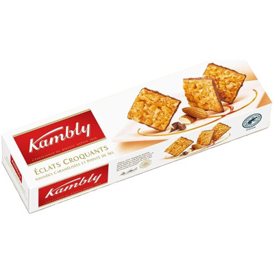 Печенье Kambly Eclats Croquants с миндалём и молочным шоколадом, 90г