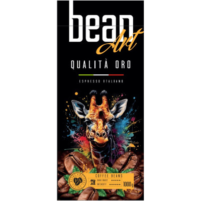 Кофе Bean Art Qualita Oro жареный в зёрнах, 1кг