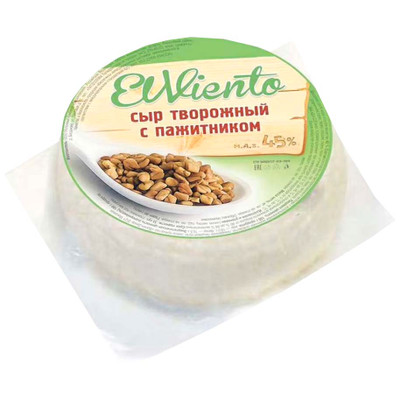 Сыр творожный Elviento с пажитником 45%, 300г