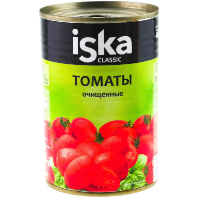 Томаты очищенные Iska в томатном соке, 2.55кг