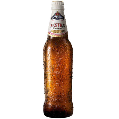 Пиво Svyturus Экстра Драфт светлое 5.2%, 500мл
