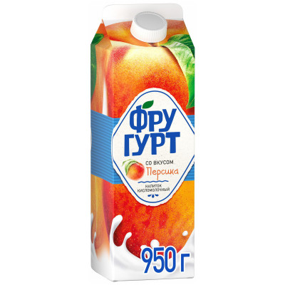 Напиток кисломолочный Фругурт Персик 1.5%, 950мл