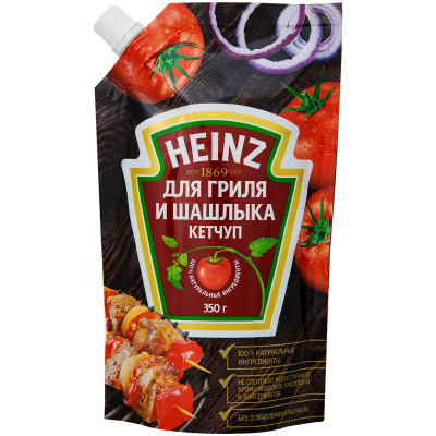 Кетчуп Heinz Для гриля и шашлыка, 350г