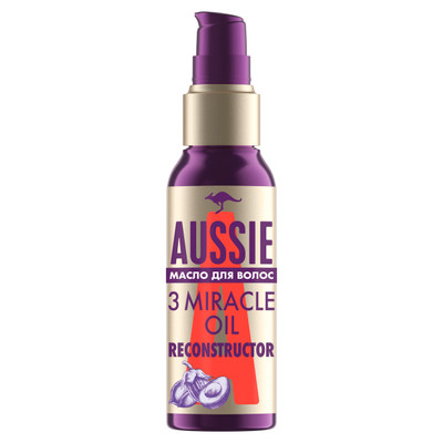 Масло для волос Aussie 3 Miracle Oil Reconstructor, 100мл