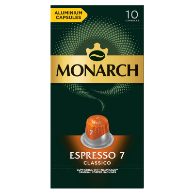 Кофе Monarch Espresso 7 Classico натуральный жареный молотый 10 капсул, 52г