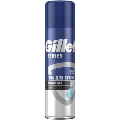 Гель для бритья Gillette Series очищающий, 200мл