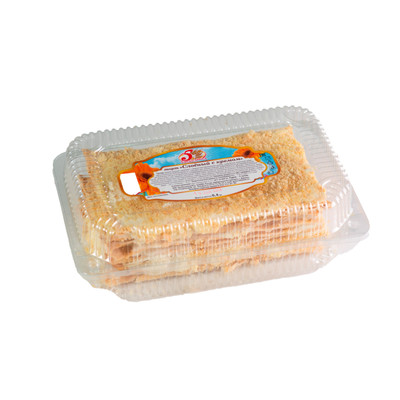 Торт Хлебозавод №5 Слоёный с кремом, 400г