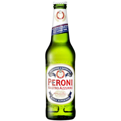 Пиво Peroni Настро Аззурро светлое фильтрованное 5.0%, 330мл