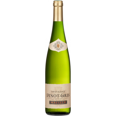 Вино Pinot Gris Alsace AOC Hauller белое полусухое 12.5%, 750мл