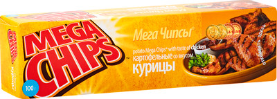 Чипсы картофельные Mega Chips со вкусом курицы, 100г