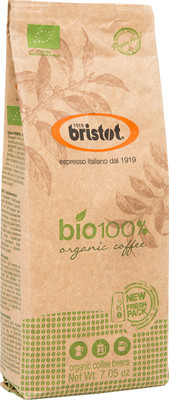 Кофе Bristot натуральный жареный в зёрнах, 200г