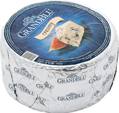 Сыр Grandblu Creamy Milkana с голубой плесенью сливочный 56%