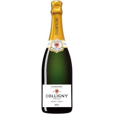 Вино игристое Colligny белое брют 12.5%, 750мл