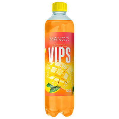 Напиток безалкогольный Vip's манго газированный, 500мл
