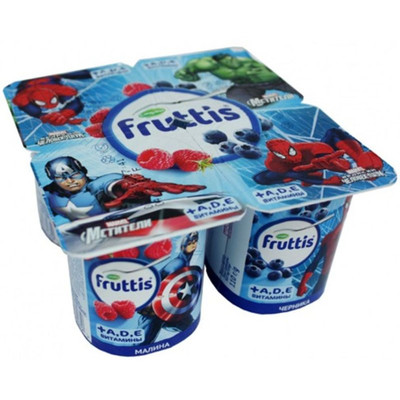 Продукт йогуртный Fruttis Marvel малина-черника 2.5%, 110г