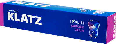 Зубная паста Klatz Health здоровье дёсен, 75мл