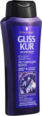 Шампунь Gliss Kur Реновация волос для повреждённых волос восстановление, 300мл
