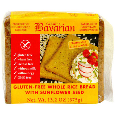 Хлеб Schluender рисовый с семенами подсолнечника, 375г