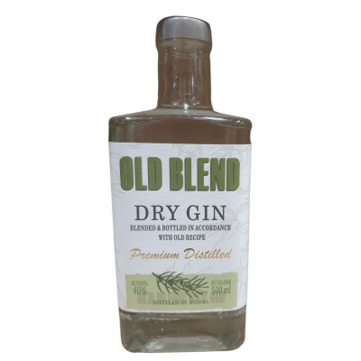 Джин Old Blend Dry Gin 40%, 500мл