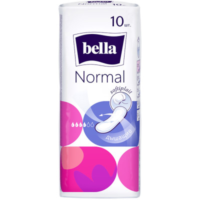 Прокладки Bella Normal без крылышек, 10шт