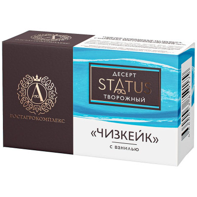 Чизкейк творожный А.Ростагрокомплекс Status с ванилью 20%, 90г