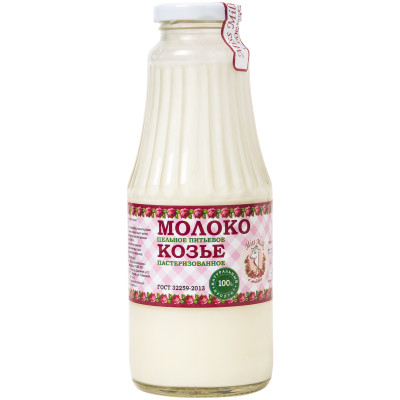 Молоко Miss Milk Козье пастеризованное 3-4%, 500мл