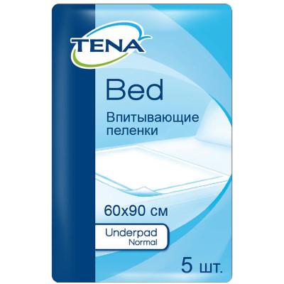 Простыни Tena Bed впитывающие 60х90см, 5шт