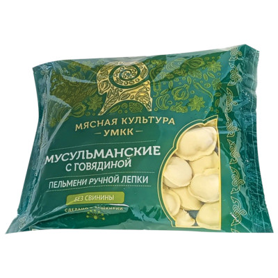 Пельмени УМКК Мусульманские замороженные, 700г