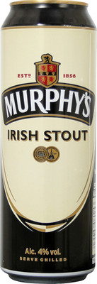 Пиво Murphy's Irish Stout тёмное 4%, 500мл