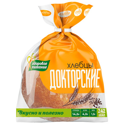 Хлебцы Сампо Докторские, 200г
