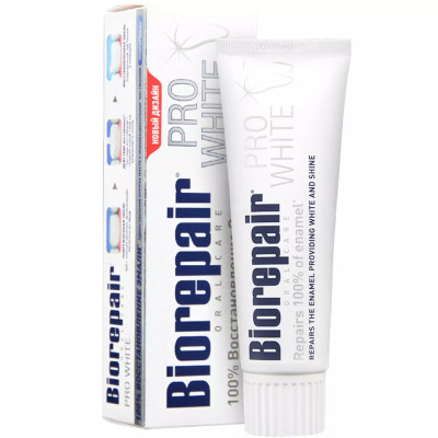 Зубная паста Biorepair Pro White, 75мл