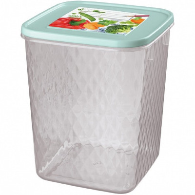 Контейнер Phibo для замораживания и хранения продуктов с декором, 1.8л