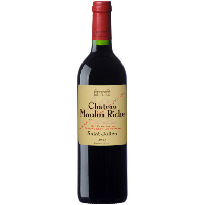 Вино Chateau Moulin Riche Saint-Julien AOC красное сухое 12.5%, 750мл