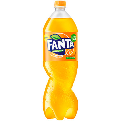 Напиток безалкогольный Fanta апельсин газированный, 900мл