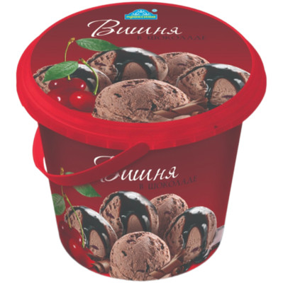 Мороженое Проксима Шоколад-вишня сливочное 10%, 480г