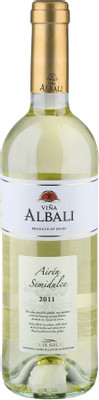Вино Vina Albali Airen белое полусухое, 750мл